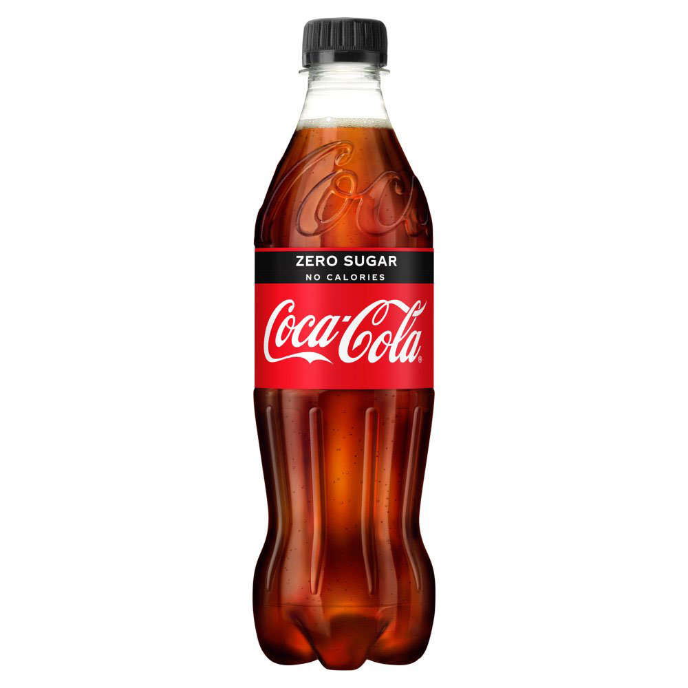 Coke Zero Bottles 500ml X24 The Candy Box