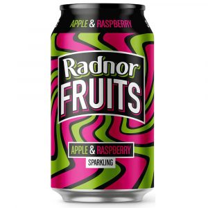 Radnor Fruits Sparkling Apple & Raspberry Cans 330ml X 24 - The Candy Box