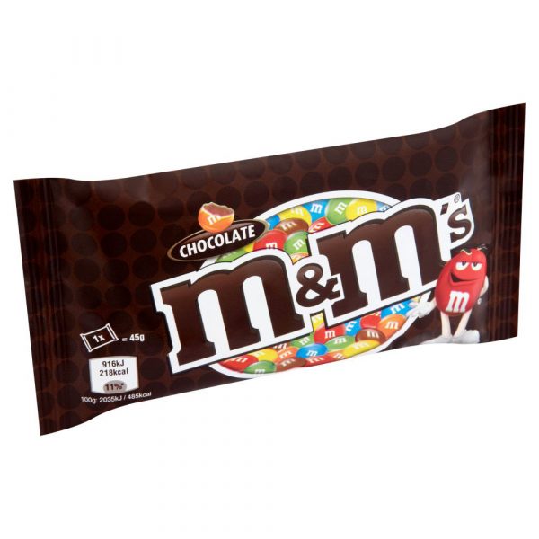 M&Ms Chocolate 45g x 24 - PROFIT BOOSTER (BB 16/3/25)